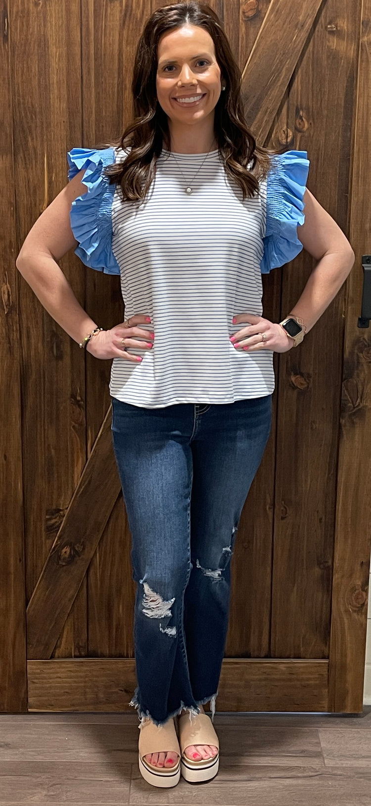 Freely You Striped Top