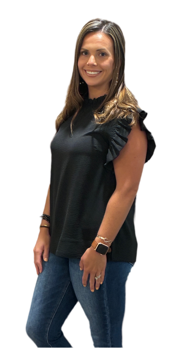 Always Casual Top- Black