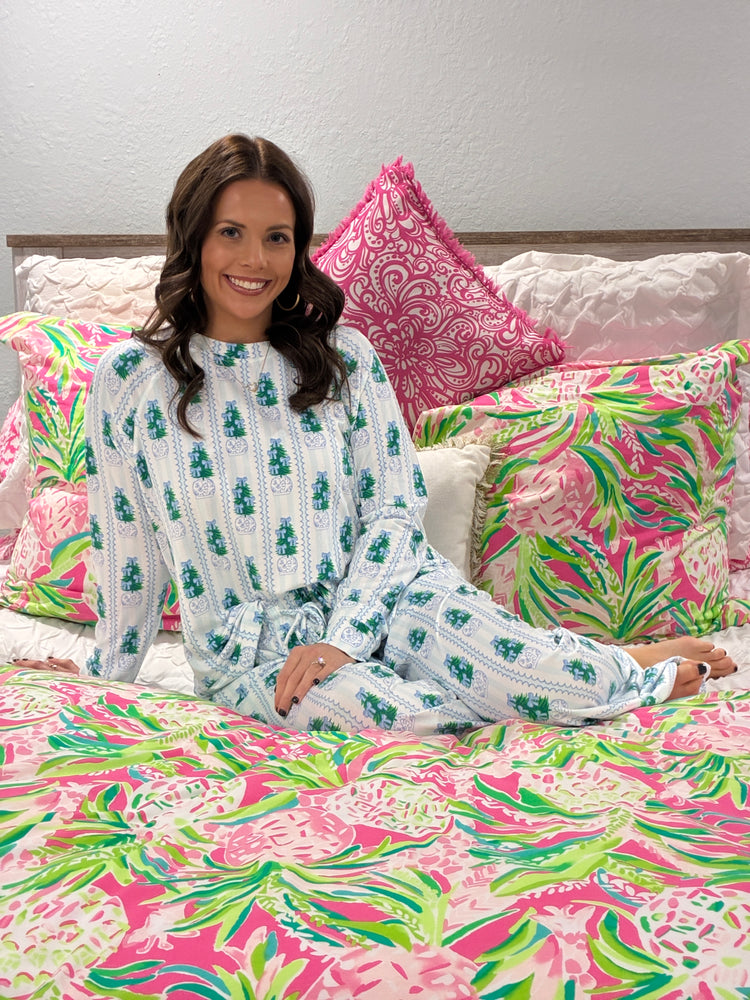 Women's Annie Pants Set: Ginger Jar Joy