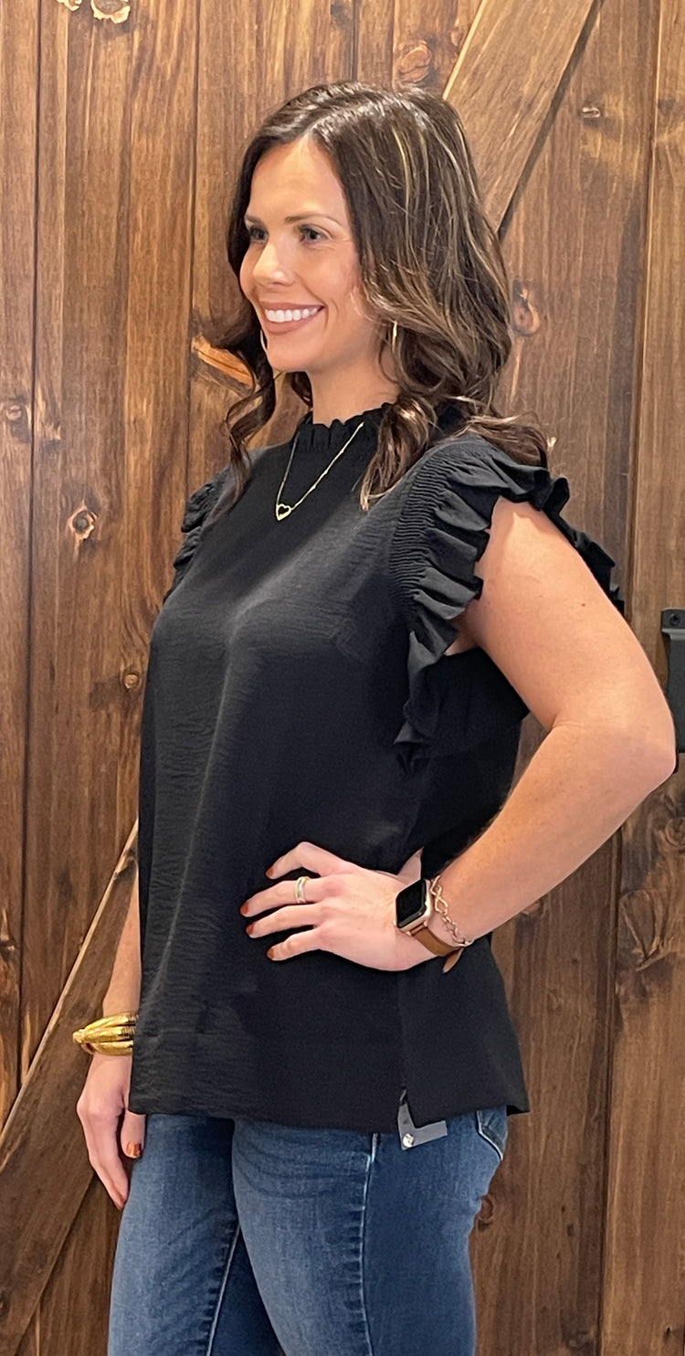 Always Casual Top- Black