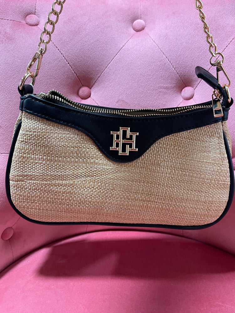 Gianna Crossbody Natural- Black