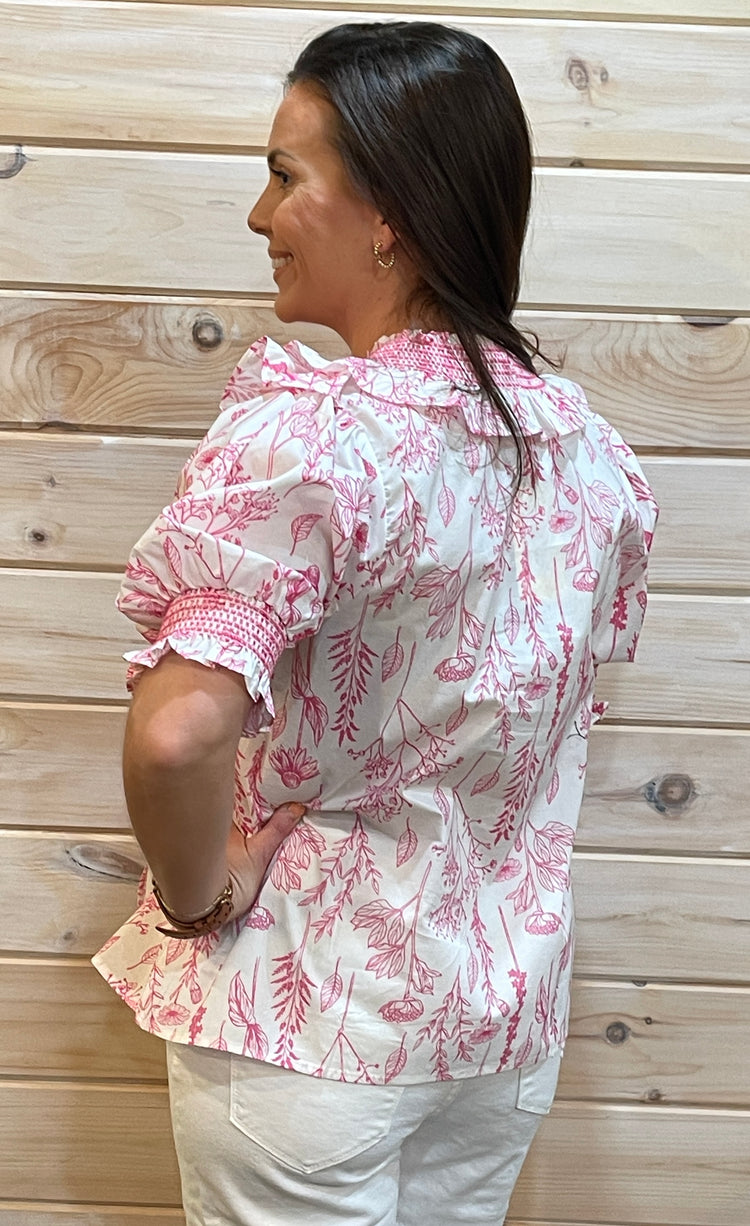 Elegant Blooms Top