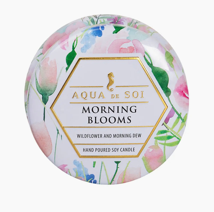 Morning Blooms: 4oz. Candle Tin
