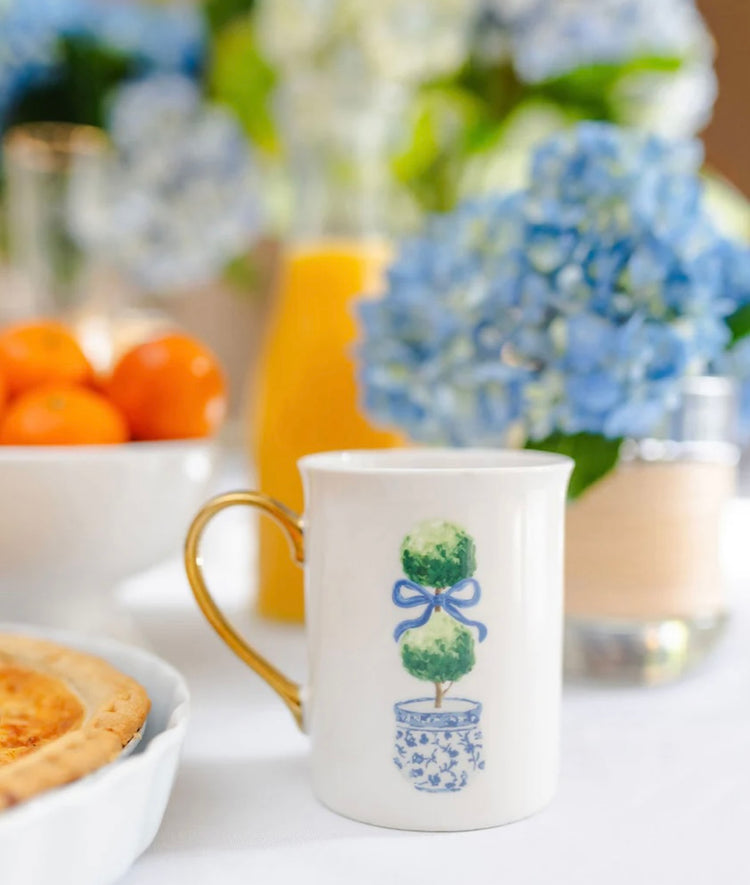 Ceramic Mug- Topiary