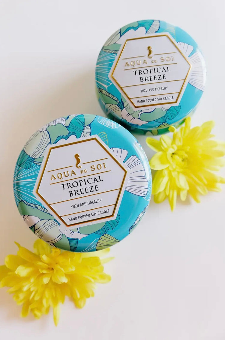 Tropical Breeze: 4oz. Candle Tin
