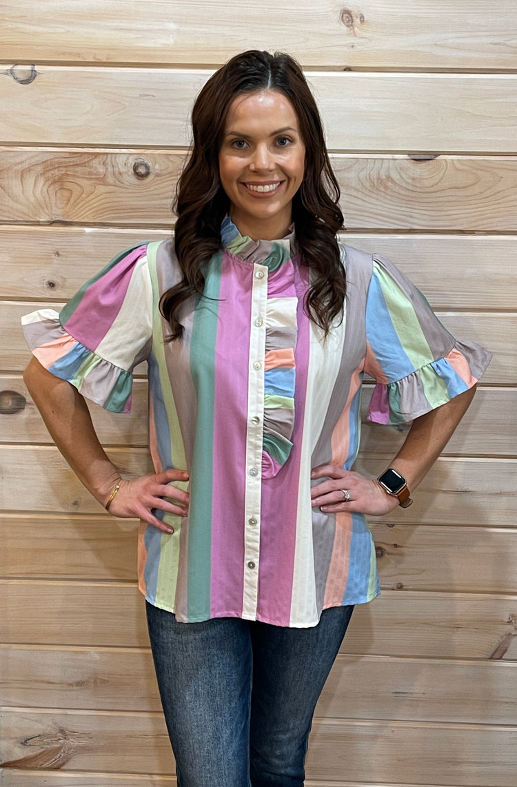 Pop of Color Top