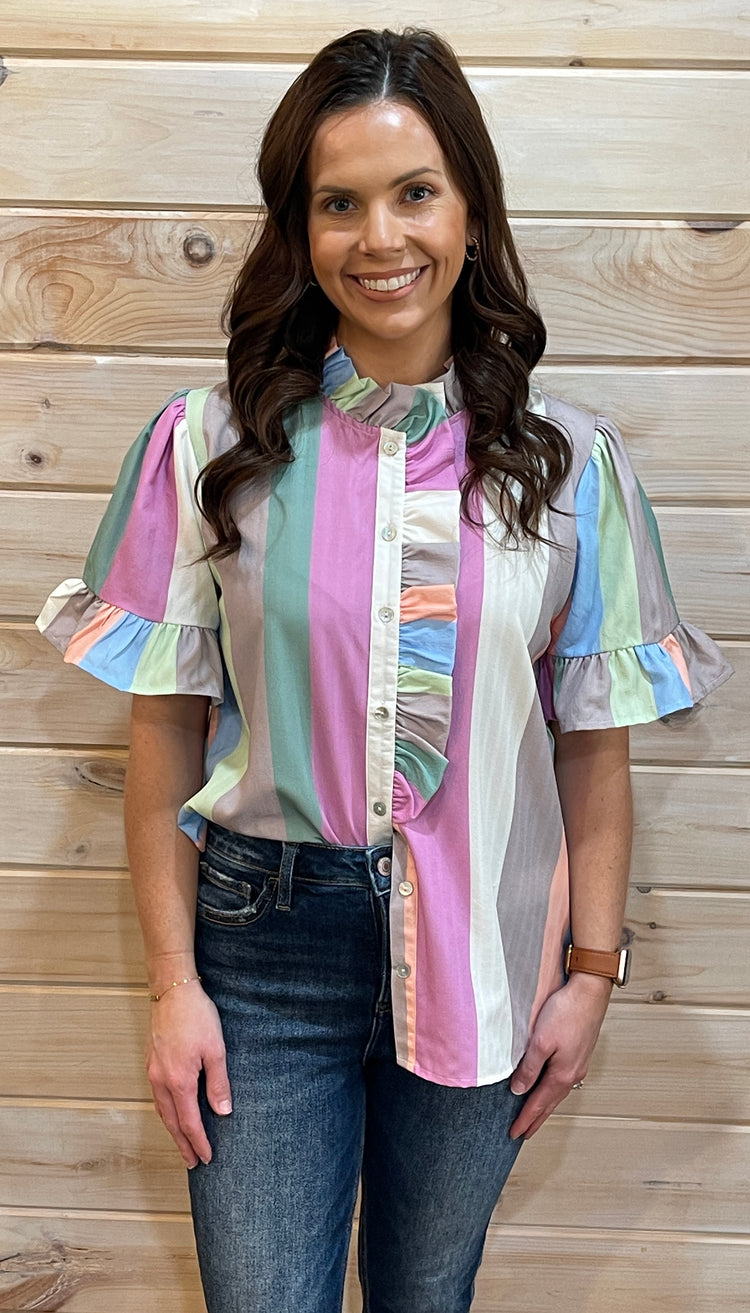 Pop of Color Top