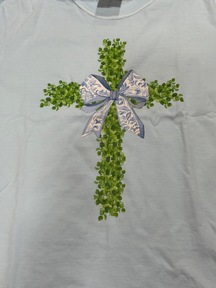 Boxwood Cross Coquette Tee