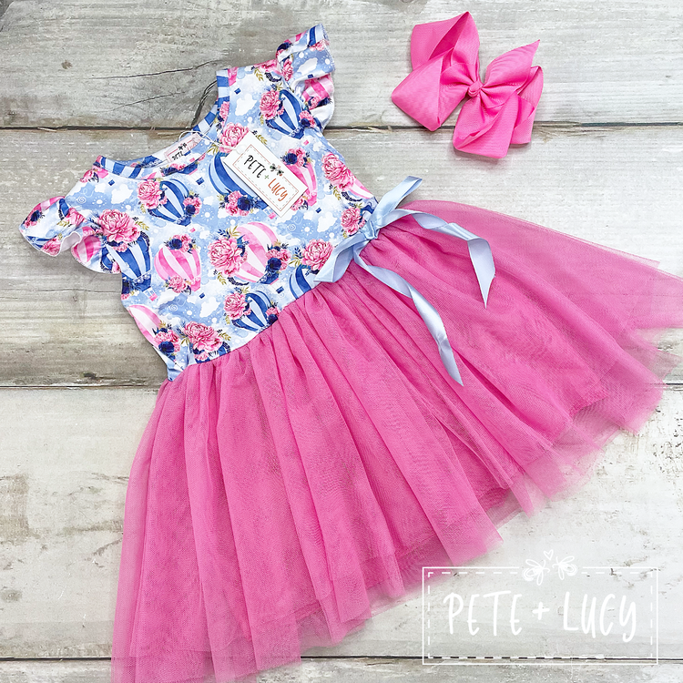 Balloon Beauty Short Sleeve Dress