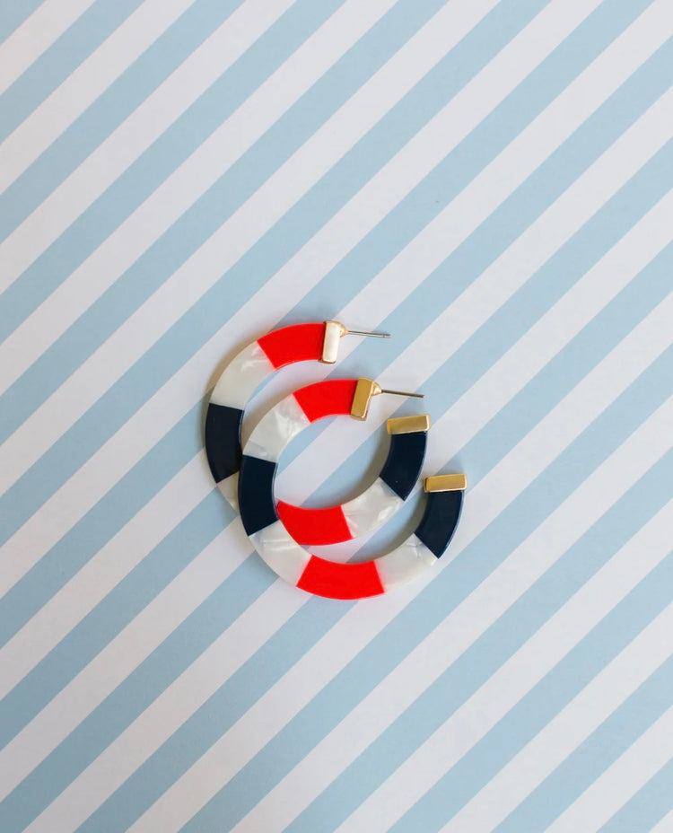 Melody Earrings- Red