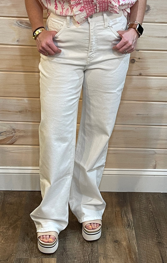 Vervet: 90s Vintage Super High Rise Flare Jeans