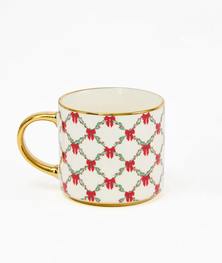 Holiday Trellis Cafe Mug