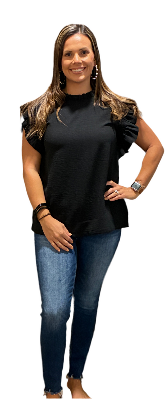 Always Casual Top- Black