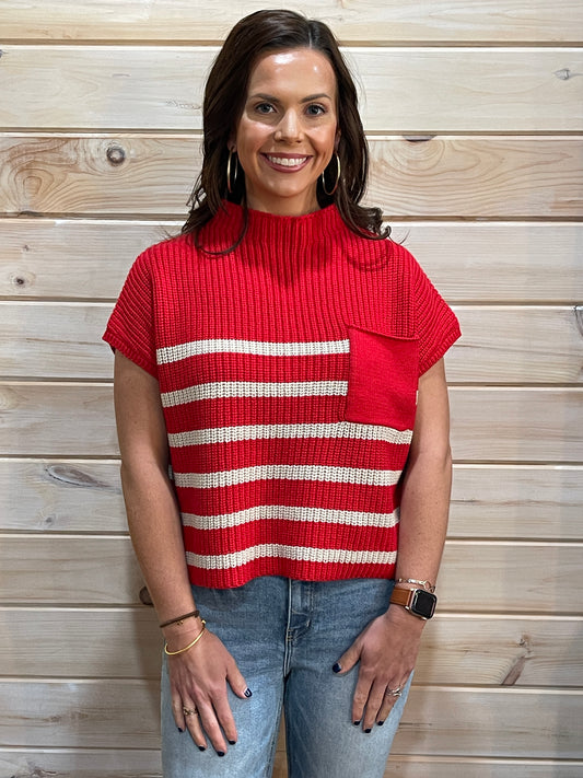 Feeling Flirty SS Sweater