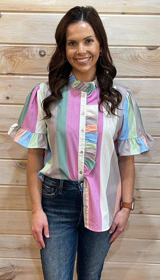 Pop of Color Top