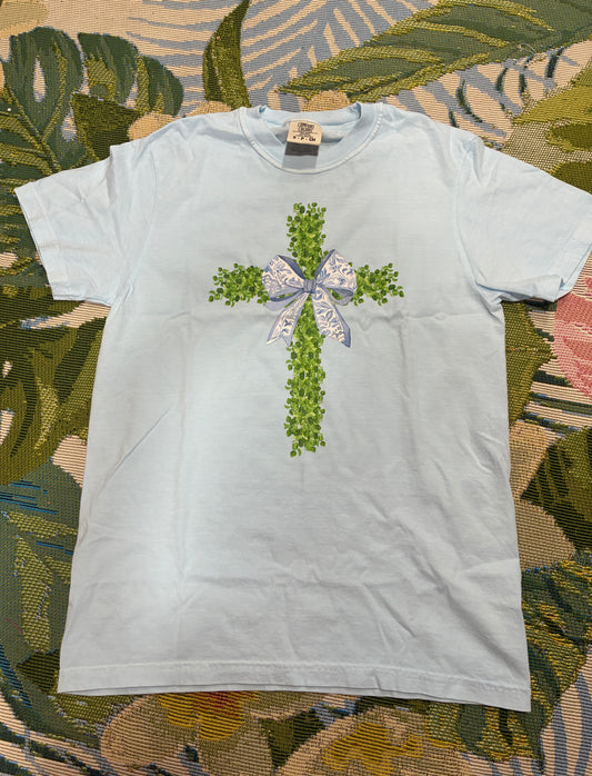 Boxwood Cross Coquette Tee