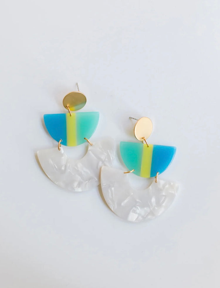 Emorie Earrings- Mint