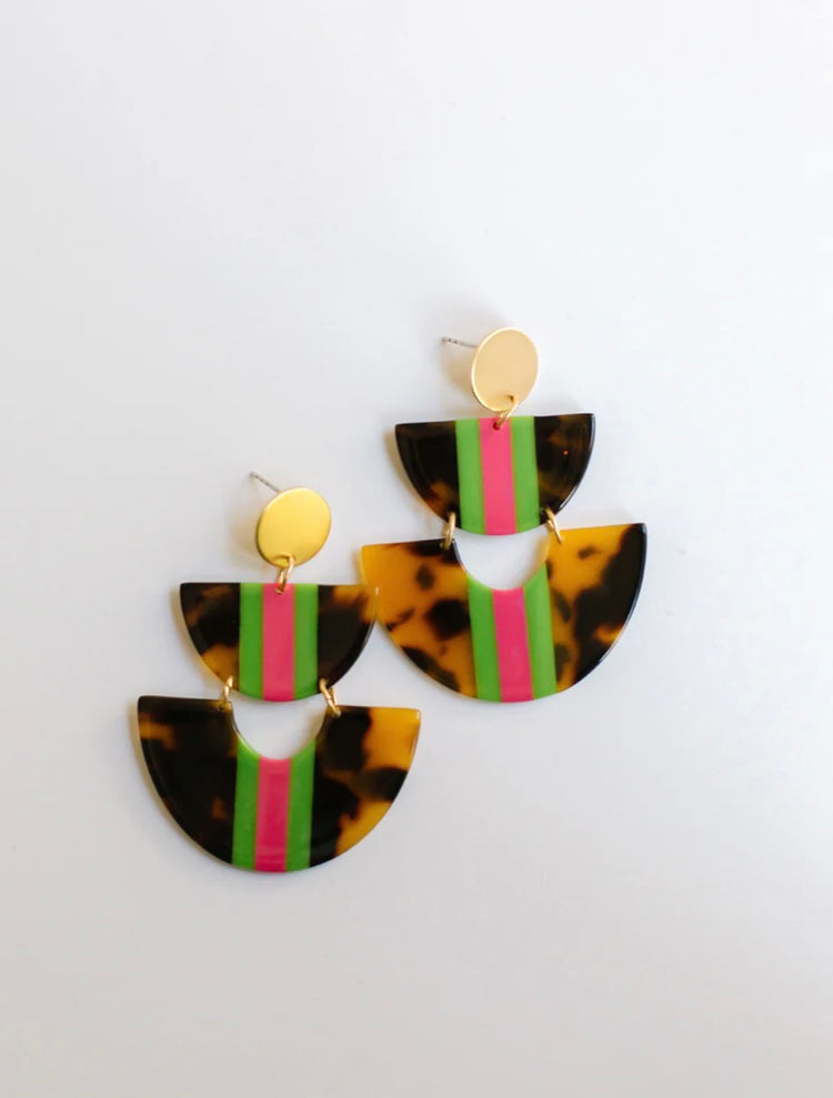 Emorie Earrings- Pine