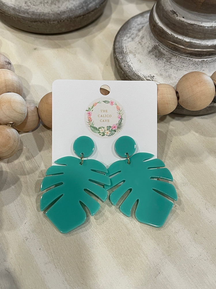 Esme Acrylic Palm Earring