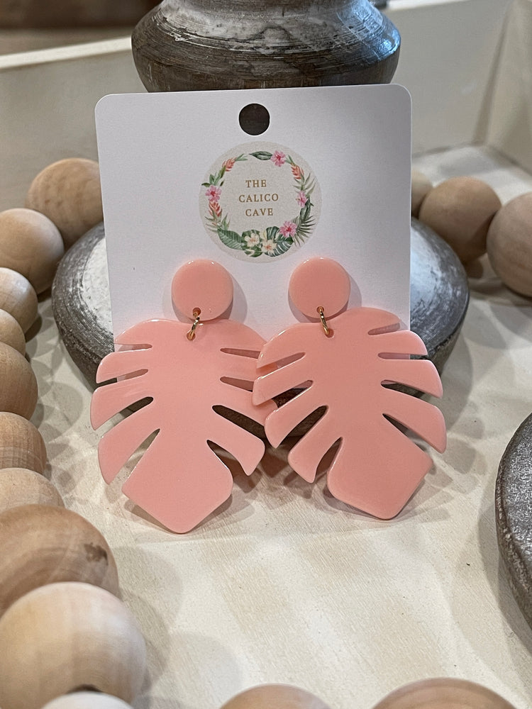 Esme Acrylic Palm Earring