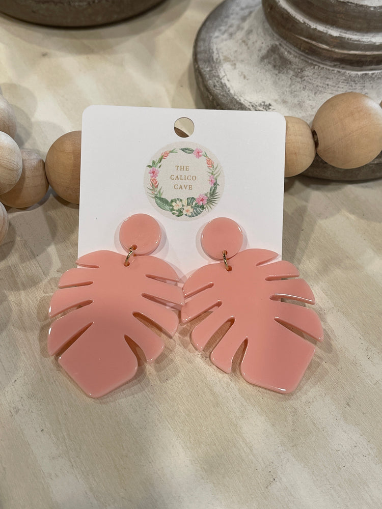 Esme Acrylic Palm Earring